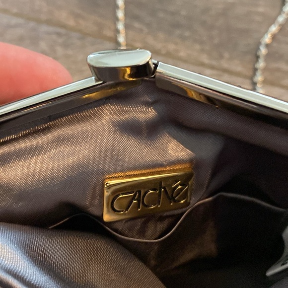 Cache Black Beaded and Sequin Evening Mini Bag 🖤LIKE NEW! - Picture 10 of 15